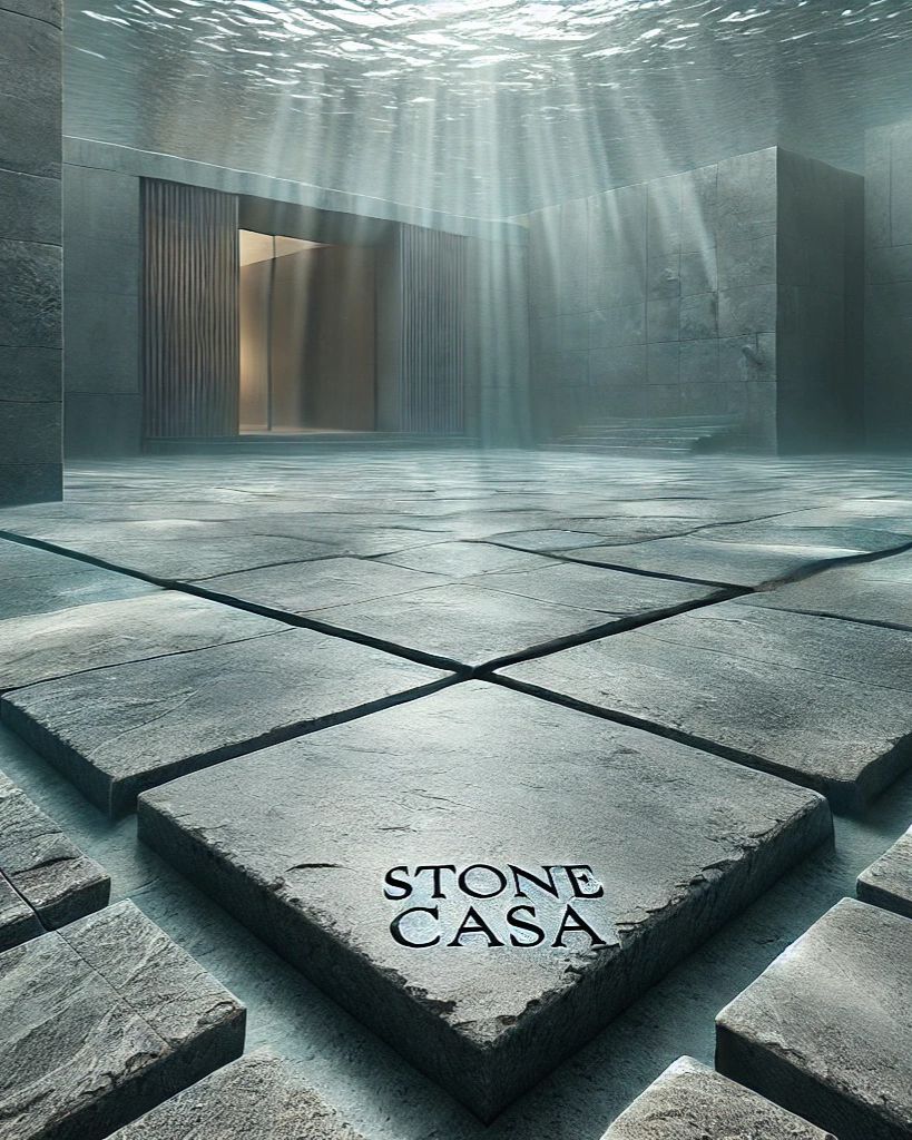 Piso Elevado Ardósia Áreas Submersas | Blog Stone Casa piso-elevado-de-ardosia-de-matacão